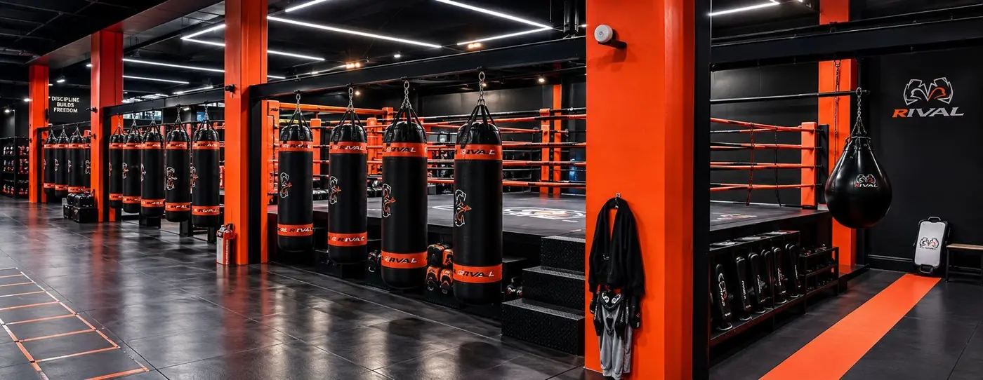 The boxing gym used for camp training